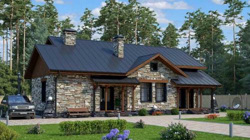 Проект дома французский флер. Фасад Дома в Стиле Французского Шале (15 фото)