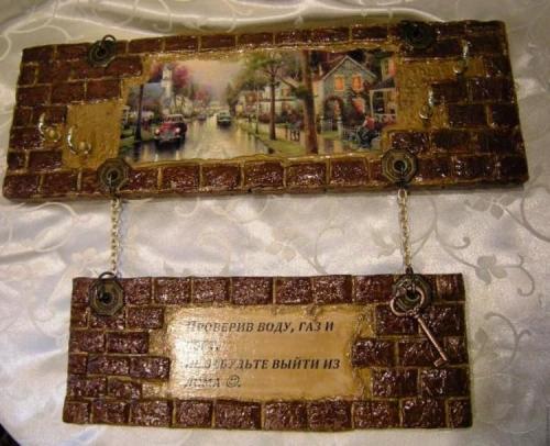 Полезные вещи своими руками из подручных материалов. Ключница