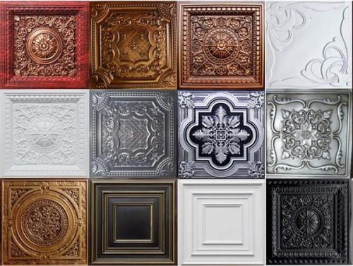 Потолочная плитка пвх. Вариант 1: потолочными плитами