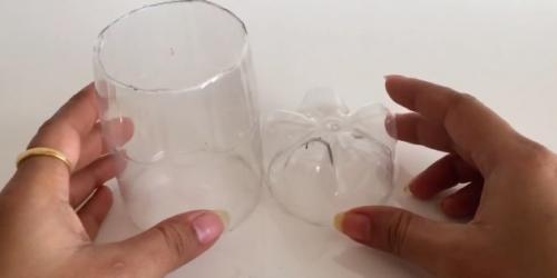 Новогодние украшения. Сапожок из пластиковой бутылки