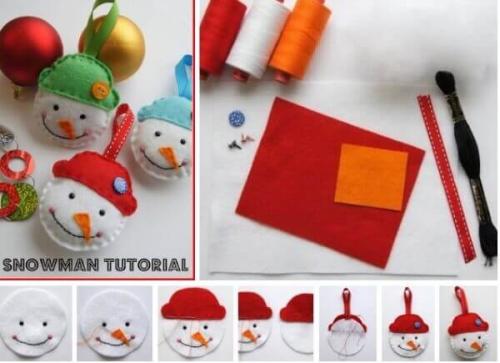 Новогодние игрушки из ткани. Елочные игрушки из ткани своими руками 20