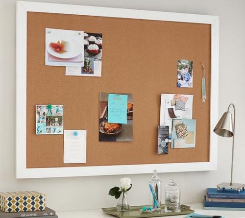 Что повесить на стену в рабочем кабинете. Доской для заметок