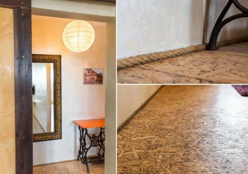 Джутовый канат вместо плинтуса. Как спрятать зазор между стеной и полом без использования плинтуса