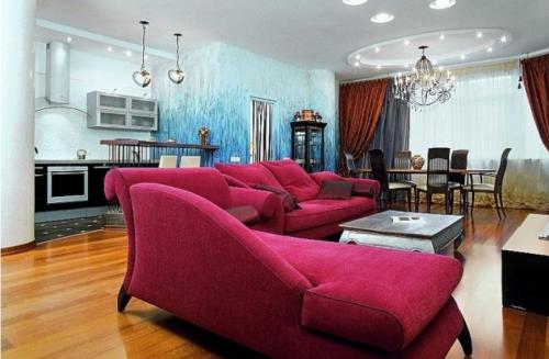 Малиновый цвет в интерьере. Малиновый цвет 09