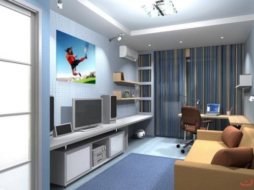 Комната с компьютером. Выделите отдельное место 09