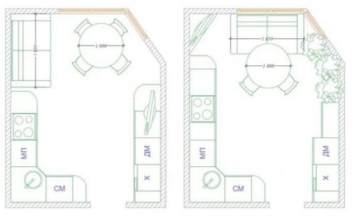 Кухня с эркером дизайн. Дизайн кухни с эркером