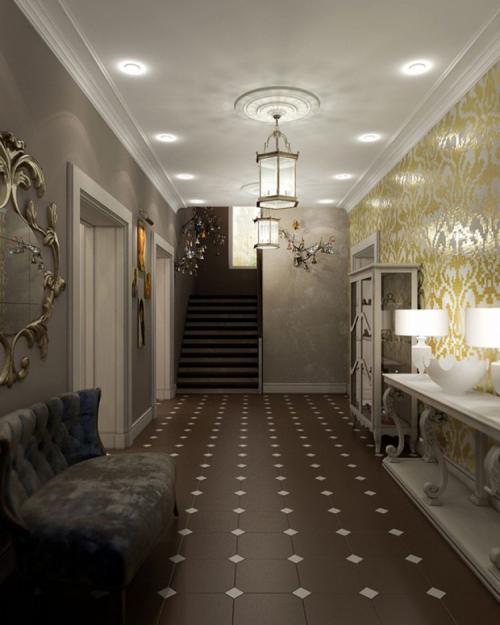 Дизайн коридора в доме. Прихожая в частном доме — лучшие идеи дизайна и стильные варианты оформления прихожей (145 фото + видео)