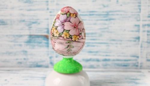 Деревянные яйца пасхальные. Декупаж деревянных яиц на Пасху