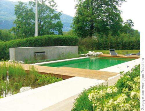 Дизайн дачного участка с бассейном. Новый тренд в садовом дизайне — ландшафтные бассейны