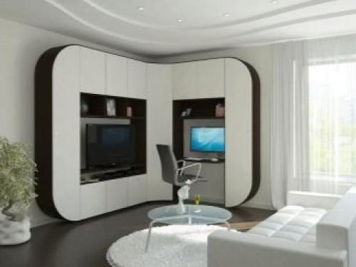 Как в гостиной организовать рабочее место. Гостиная с рабочим местом: тонкости зонирования помещения 15