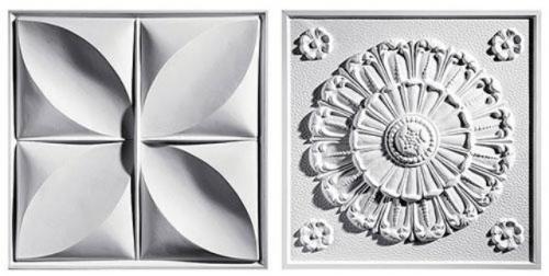 Цветная потолочная плитка. Виды бесшовной плитки