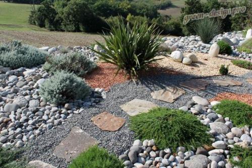 Декоративная галька для сада. Эстетическое применение