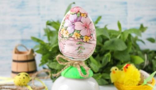 Деревянные яйца пасхальные. Декупаж деревянных яиц на Пасху