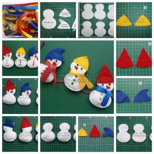 Новогодние игрушки из ткани. Елочные игрушки из ткани своими руками 21
