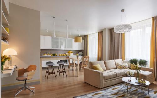 Двухкомнатная квартира 42 кв.м дизайн. Планируем дизайн однокомнатной квартиры 42 кв. м.