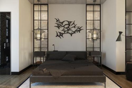 Спальня для молодоженов в стиле Лофт. Спальня в стиле Лофт — Незамысловатый стиль современного интерьера на 63 фото