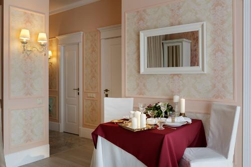 Дизайн однокомнатной квартиры для семьи с двумя детьми. Вариан.  Детская для двух мальчиков — в проходной кухне