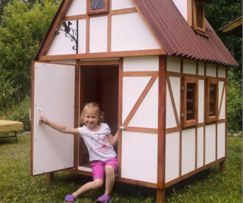 Как сделать домик для детей в домашних условиях. Положительные стороны создания домика для ребенка