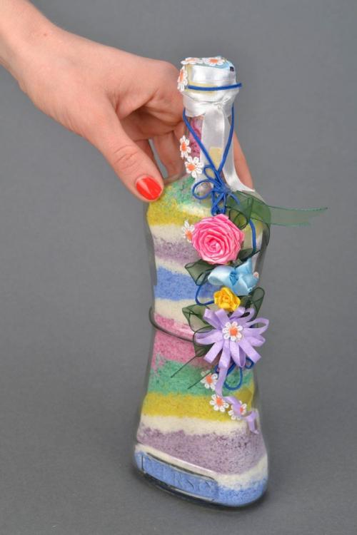 Как декорировать бутылку своими руками. Как украсить бутылку — 104 фото декора и дизайна бутылок своими руками