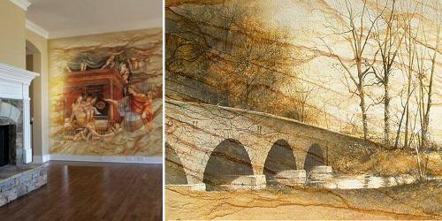 Каменные обои для фасада. Гибкий камень, как уникальный отделочный материал - новое слово в дизайне интерьеров