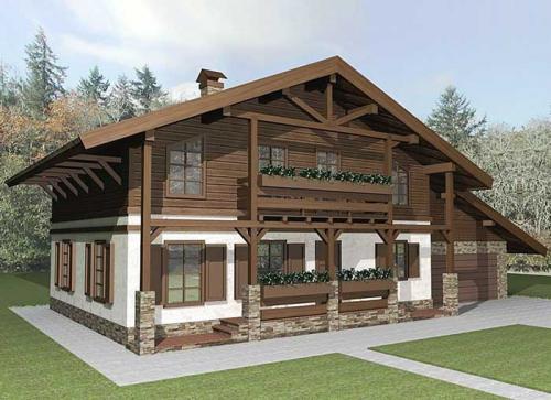 Проект дома французский флер. Фасад Дома в Стиле Французского Шале (15 фото)