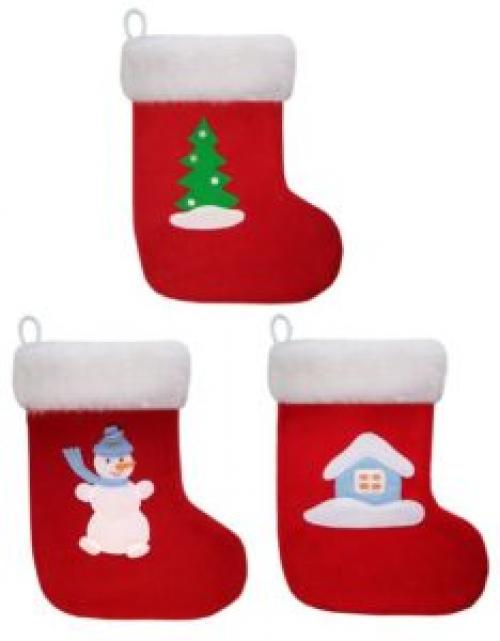 Что положить в Новогодний носок. Новогодний носок для подарков своими руками