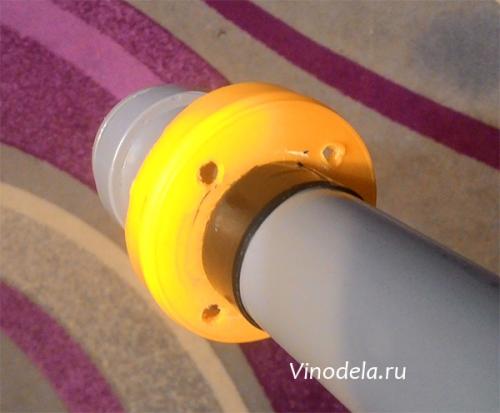 Колонны своими руками из пластиковых. Колонна для углевания своими руками