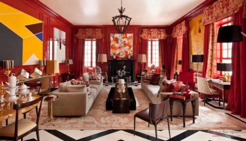 Комната в вишневом цвете. Вишневый цвет в разных стилях интерьера и его удачные сочетания 08