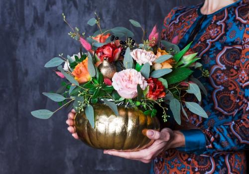 Из тыквы сделать вазу. Как из тыквы сделать вазу