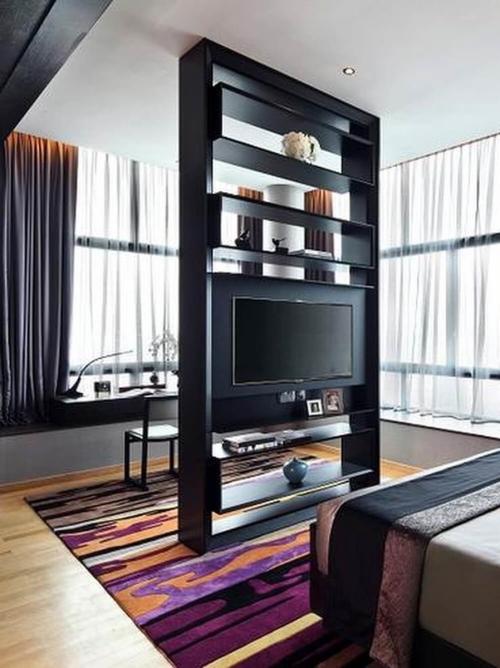 Как выделить стену в гостиной под телевизор. Телевизору место: размещаем ТВ-зону в интерьере