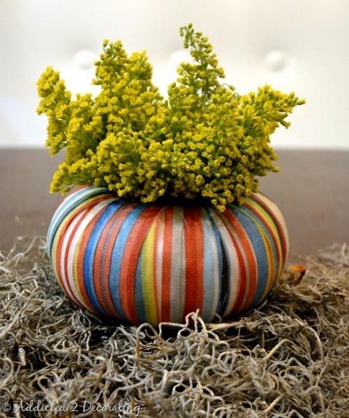 Ваза из тыквы своими. Вазы из тыквы – яркое и свежее украшение интерьера своими руками 12
