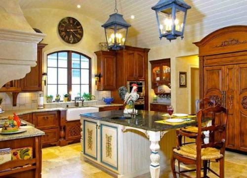 Маленькая кухня во французском стиле. Кухня во французском стиле — фото идеи оформления интерьера