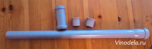 Колонны своими руками из пластиковых. Колонна для углевания своими руками