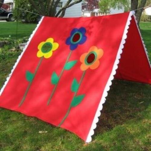 Как сделать шалаш своими руками для детей 10 лет на улице. Шалаш для детей своими руками на дачном участке 03