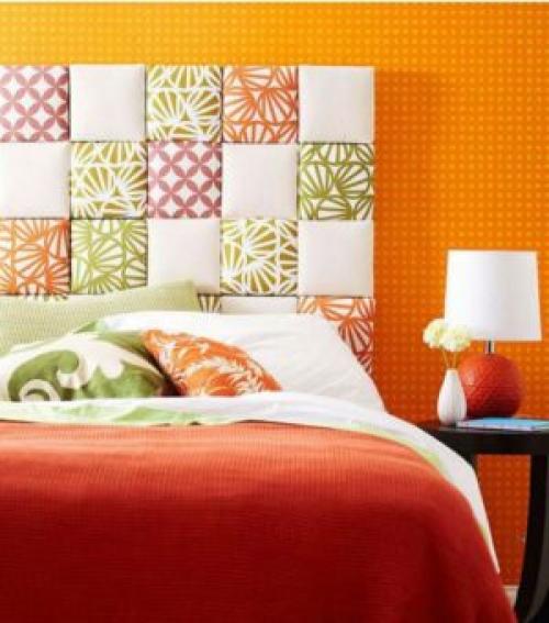 Спинка для кровати. Способы изготовления мягкого изголовья  