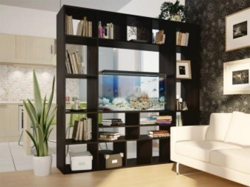 Подвижная стена в квартире. Приемы зонирования 05