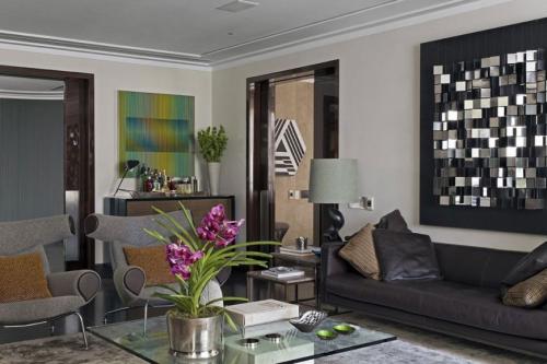 Интерьер серо бежевый. Бежевый цвет и его сочетания в интерьере 28