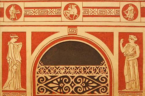 Сграффито в интерьере. Рисунки из штукатурки в технике Сграффито