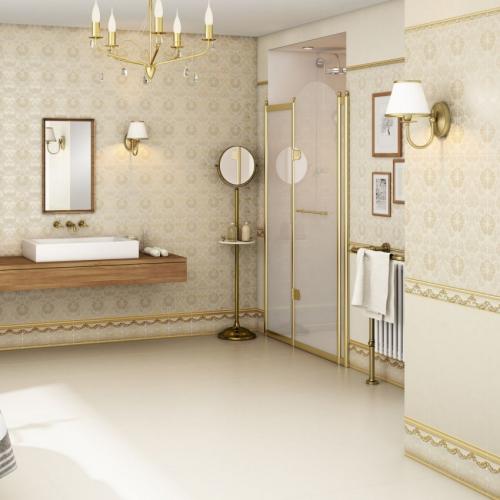 Сочетание бежевого и серого в ванной. Игра с различными оттенками и их сочетаниями