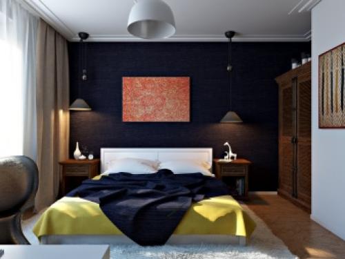 Акцентная стена в интерьере гостиной. Декоративные элементы 18 Акцентная стена в интерьере гостиной. Декоративные элементы 18