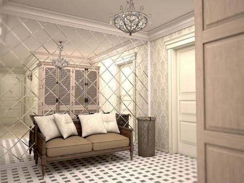 Как сделать зеркальную стену. Зеркальные стены в интерьере. Подробности и факты 03