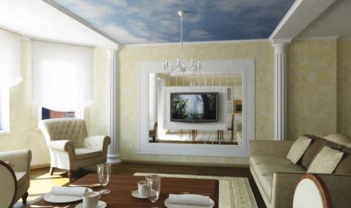 Как выделить стену в гостиной. Комната с выступом в стене —, как оформить?