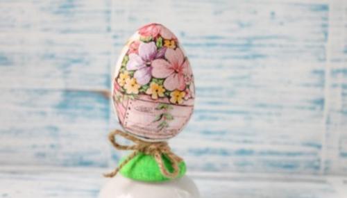 Деревянные яйца пасхальные. Декупаж деревянных яиц на Пасху