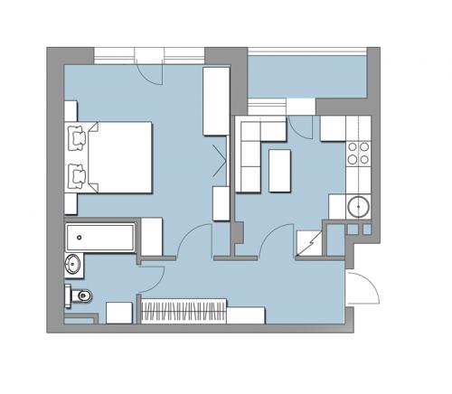 40 м кв. Планировки однокомнатных квартир 40 м.кв. Часть 1