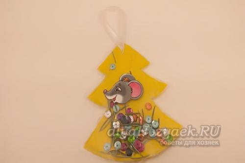 Игрушки из ткани на елку своими руками выкройки. Елочная игрушка в виде елки своими руками к Новому году Крысы