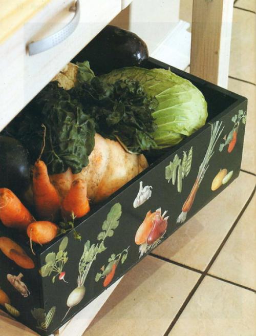 В чем хранить овощи на кухне. Как хранить овощи дома 08