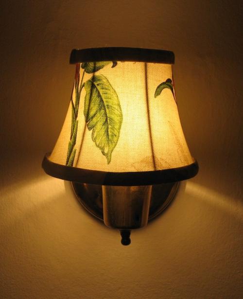 Перетяжка абажура своими руками. Как перетянуть абажур