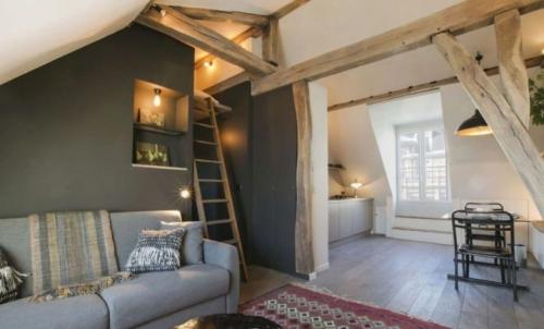 Дизайн проект квартиры двухуровневой. Краткая презентация 11