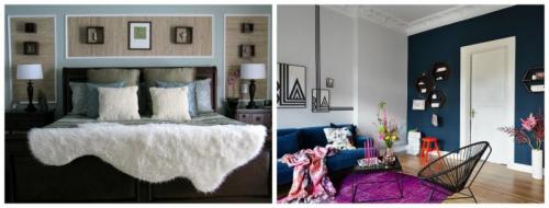 Акцентная стена в интерьере гостиной. Декоративные элементы 24 Акцентная стена в интерьере гостиной. Декоративные элементы 24