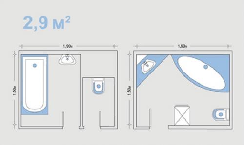 Санузел совмещенный или раздельный. Как разделить совмещенный санузел 11